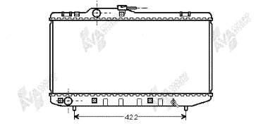 Радиатор 53002150 VAN Wezel