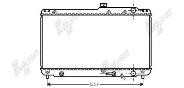 Радиатор 53002187 VAN Wezel