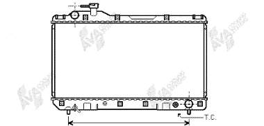 Радиатор 53002219 VAN Wezel