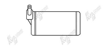 58006097 VAN Wezel radiador de forno (de aquecedor)