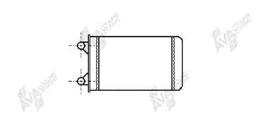 Radiador de forno (de aquecedor) 58006117 VAN Wezel