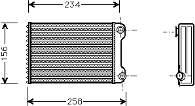 Radiador de forno (de aquecedor) AH59000S Mahle Original