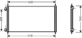 Radiador de aparelho de ar condicionado 25005106 VAN Wezel