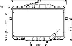 Радиатор 82002068 VAN Wezel