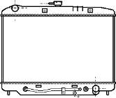 Radiador de esfriamento de motor 37002180 VAN Wezel