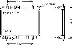 Радиатор 40002189 VAN Wezel