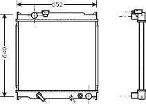 Радиатор 53002249 VAN Wezel