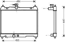 Радиатор 53002251 VAN Wezel