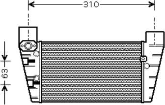 003-018-0005 Abakus radiador de intercooler