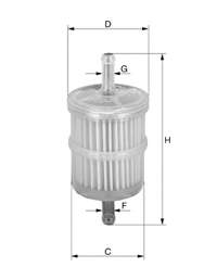 WK327 Mann-Filter filtro de ar do compressor de bombeio (de amortecedores)