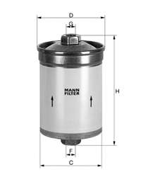 WK834 Mann-Filter топливный фильтр