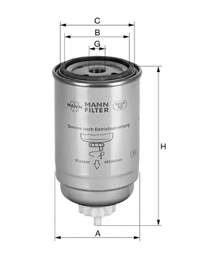 WK7182 Mann-Filter filtro de combustível