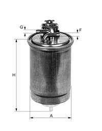 WK841 Mann-Filter filtro de combustível