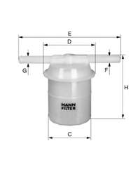 WK4214 Mann-Filter filtro de combustível