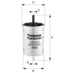 F65277 Purolator filtro de combustível