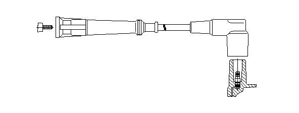 12355 Bremi fio de alta voltagem, cilindro no. 2, 3