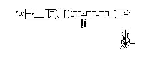 1A32H42 Bremi fio de alta voltagem, cilindro no. 3