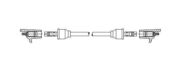 3371083020 Suzuki fios de alta voltagem, kit