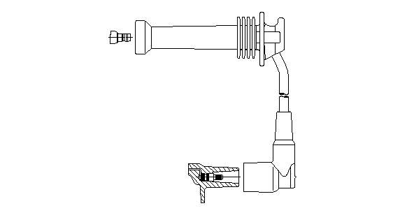 Высоковольтные провода 1052493 Ford
