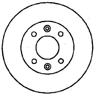 Передние тормозные диски 561314B Jurid/Bendix