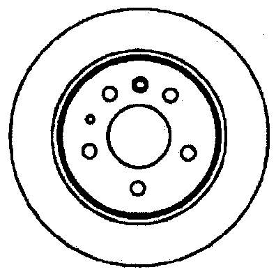 561344B Jurid/Bendix диск тормозной задний