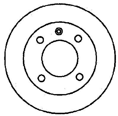 561496B Jurid/Bendix диск тормозной передний