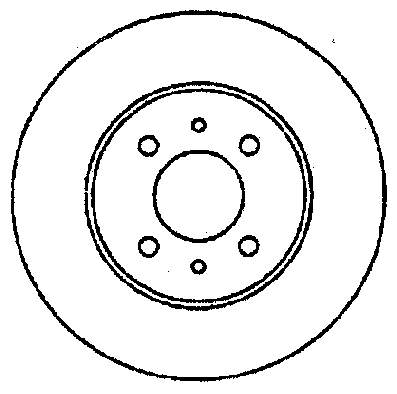 8487810 Brembo disco do freio dianteiro