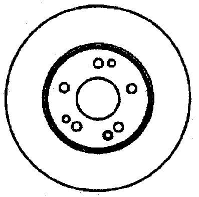 561572B Jurid/Bendix диск тормозной задний