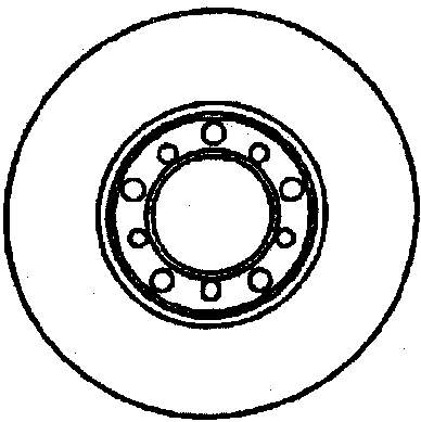 561697B Jurid/Bendix диск тормозной передний