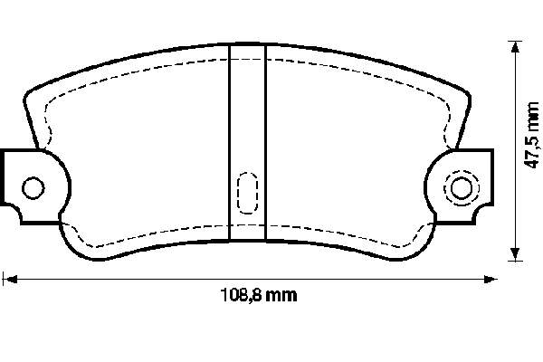 Задние тормозные колодки 571301B Jurid/Bendix