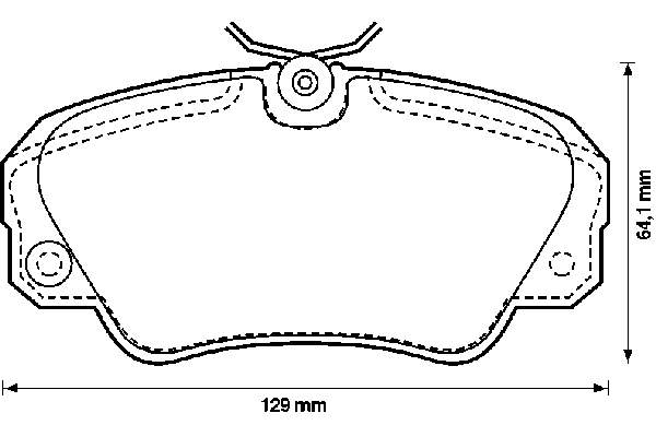 Тормозные колодки Jurid/Bendix 571493B