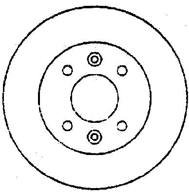 561346B Jurid/Bendix диск тормозной передний