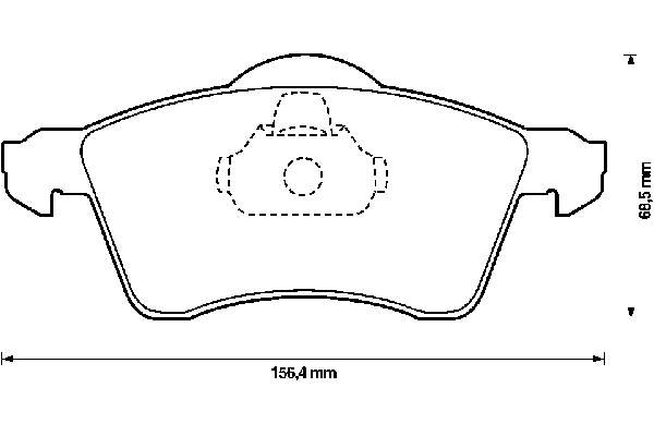 571934B Jurid/Bendix Колодки передние