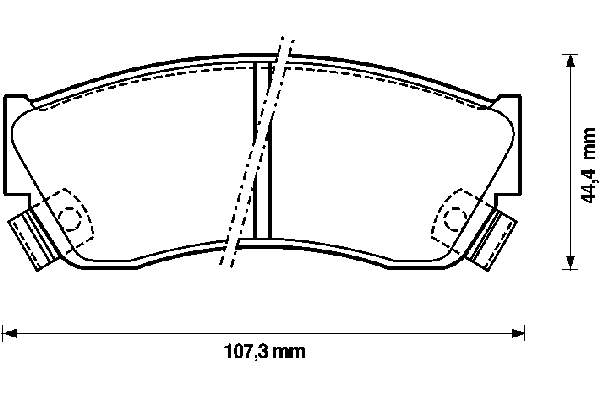 Sapatas do freio dianteiras de disco Trusting 2391 preço, a partir de 26,09 USD