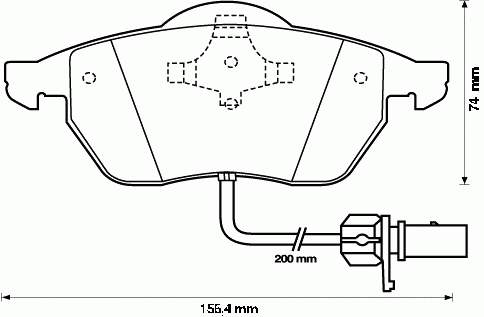 573022B Jurid/Bendix колодки тормозные передние дисковые