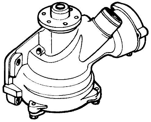 Bomba de água (bomba) de esfriamento VKPC88810 SKF