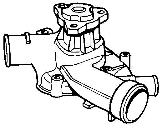 VKPC81601 SKF bomba de água (bomba de esfriamento)