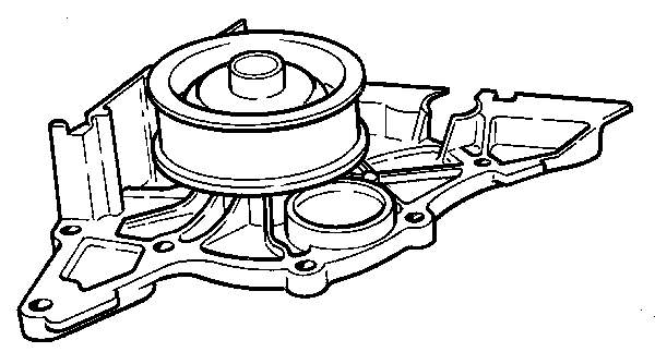 VKPC 81802 SKF bomba de água (bomba de esfriamento)