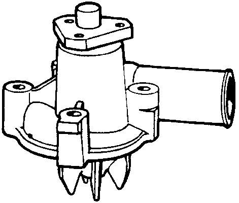 VKPC83206 SKF bomba de água (bomba de esfriamento)