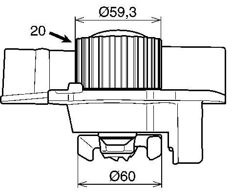 Помпа VKPC83635 SKF