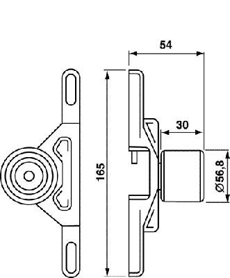 VKM 14201 SKF rolo de reguladora de tensão da correia do mecanismo de distribuição de gás