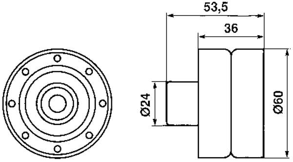 VKM82500 SKF rolo parasita da correia do mecanismo de distribuição de gás