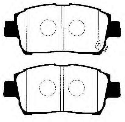 Sapatas do freio dianteiras de disco para Great Wall Peri (CC713)