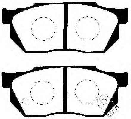 45022SR3506 Honda sapatas do freio dianteiras de disco