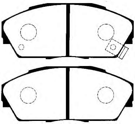 Sapatas do freio dianteiras de disco para Honda Accord (CA4, CA5)