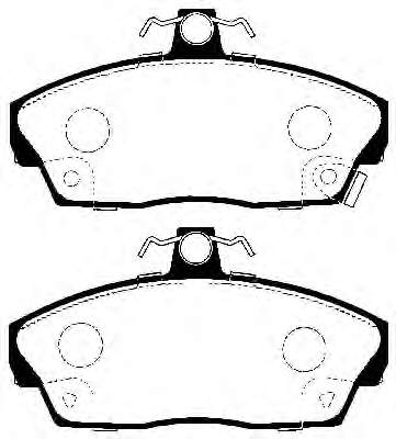 Sapatas do freio dianteiras de disco para Rover 200 (RF)