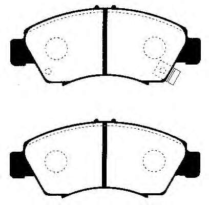 Sapatas do freio dianteiras de disco para Honda Civic (EG)