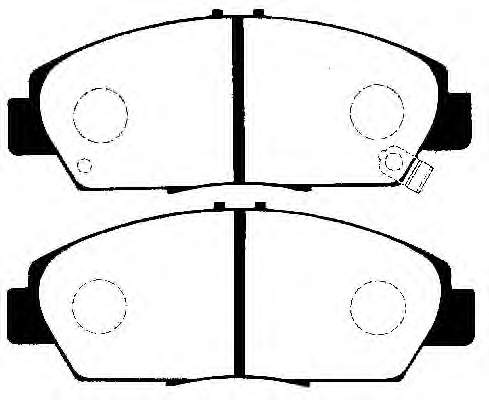 Sapatas do freio dianteiras de disco para Honda Accord (CC7)