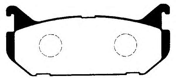 GAYE2649Z Mazda sapatas do freio traseiras de disco