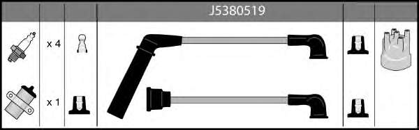 J5380519 Nipparts высоковольтные провода